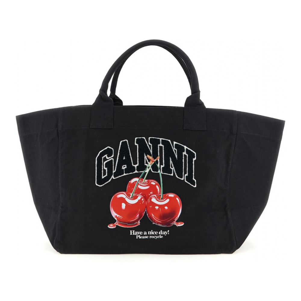 Women's 'Phantom Cherry XXL' Tote Bag