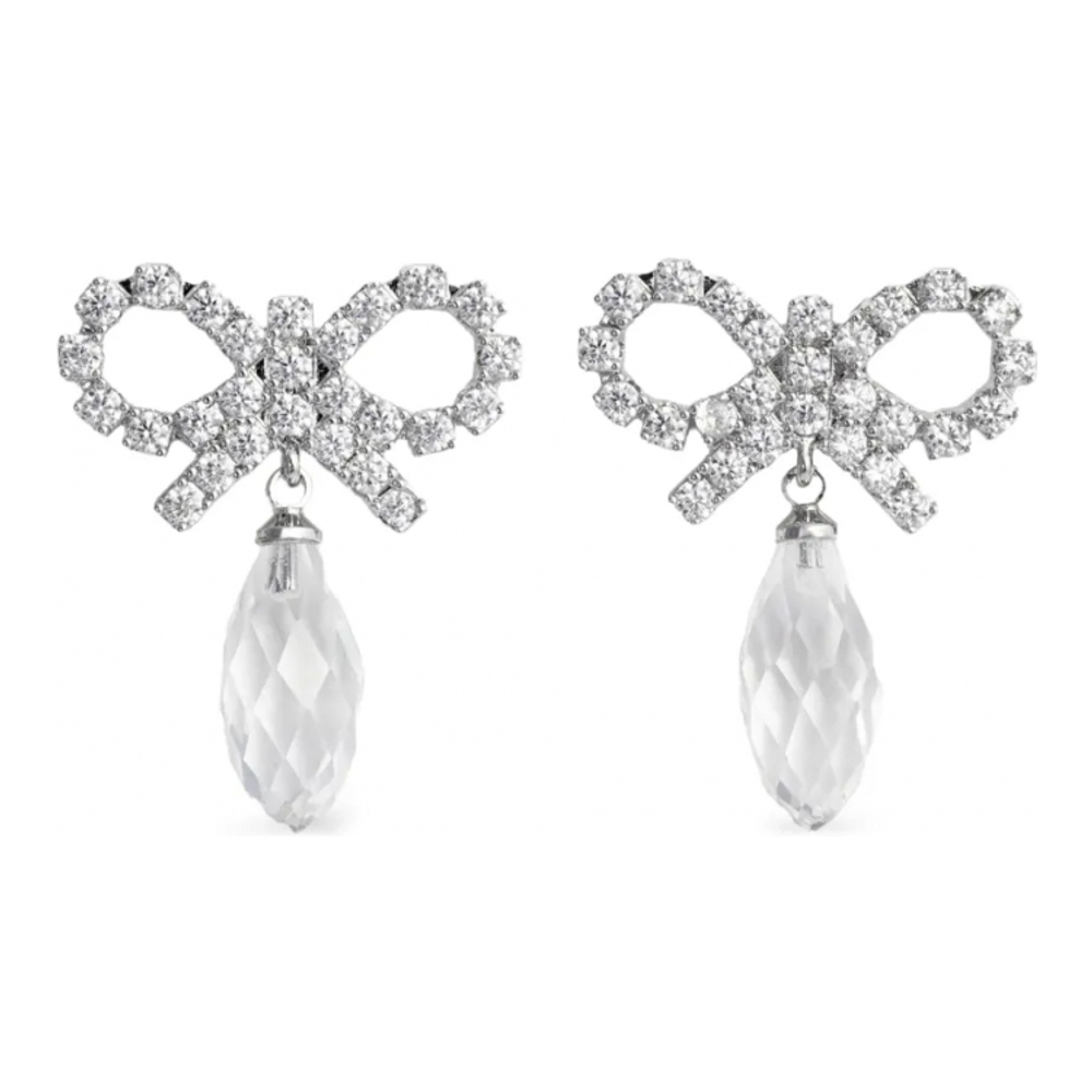Women's 'Bow Crystal-Embellishment' Earrings