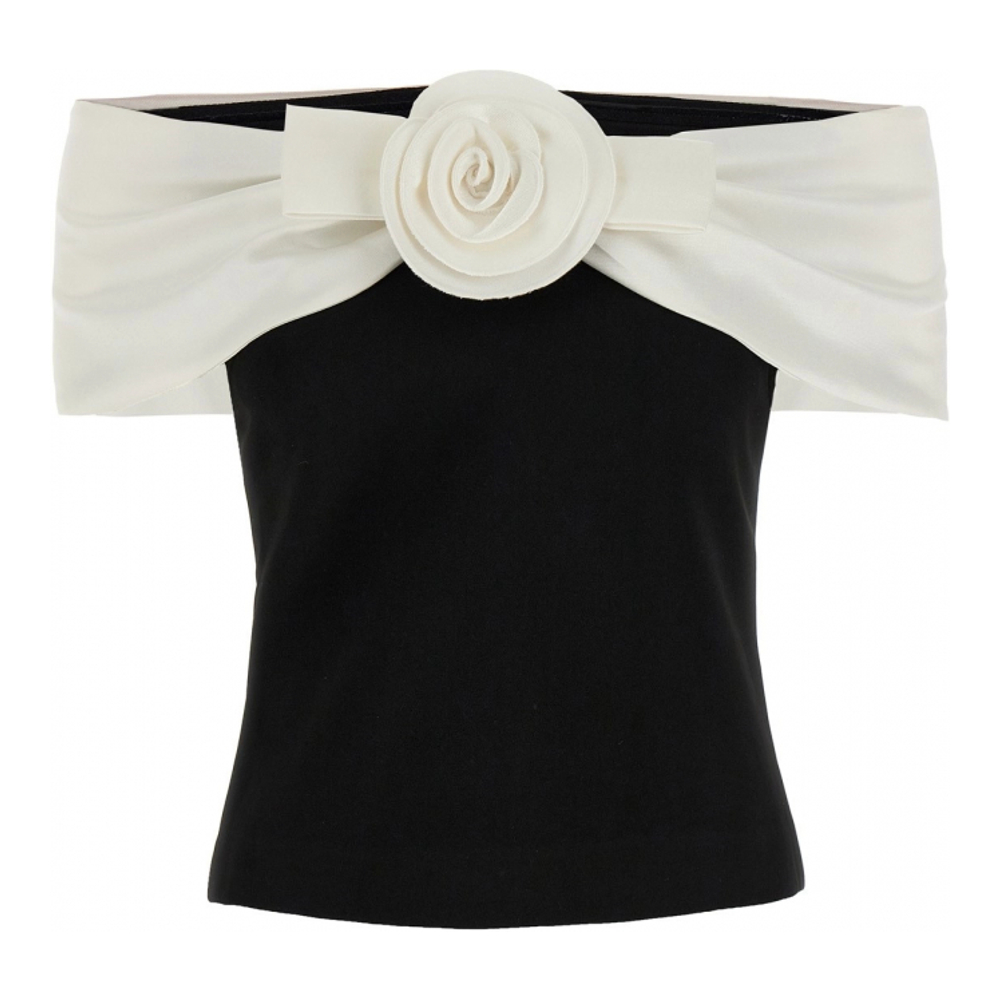 Women's 'Flower' Off the shoulder top