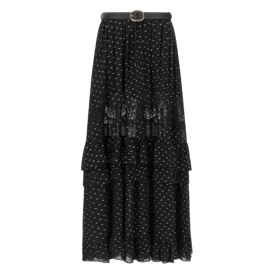 Women's 'Chiffon Lace' Maxi Skirt