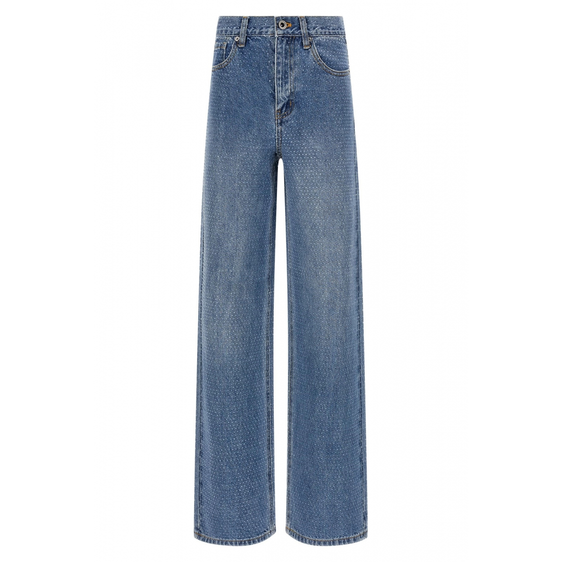 Women's 'Rhinestone Denim Straight Leg' Jeans