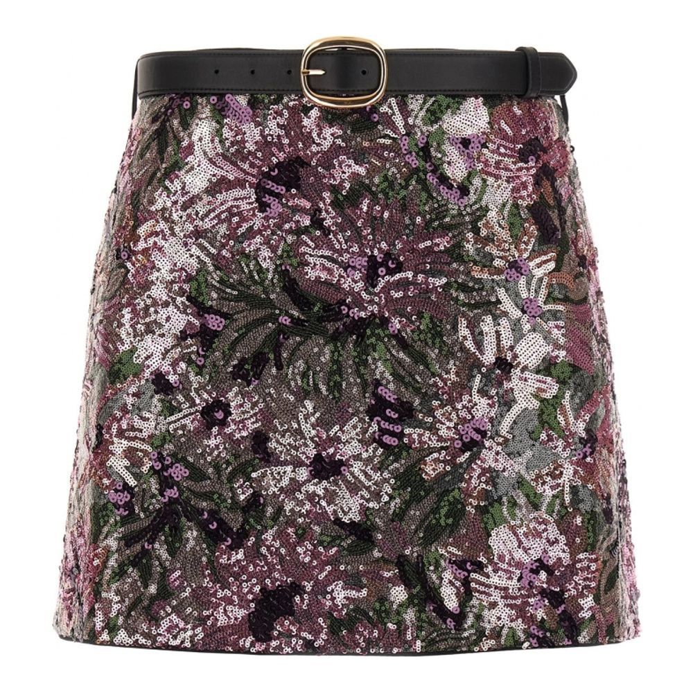 Women's 'Floral' Mini Skirt