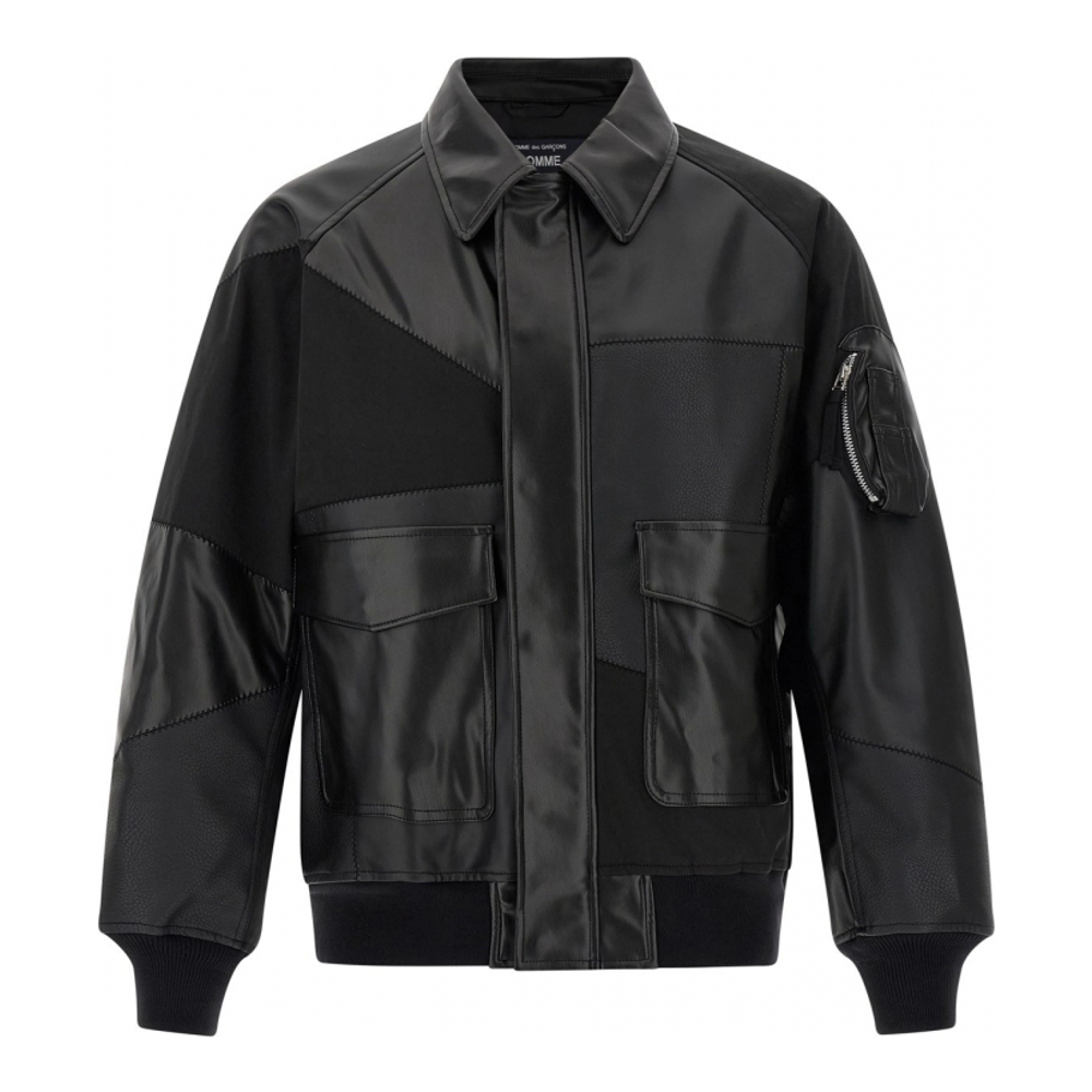 Men's 'Panel Construction' Bomber Jacket