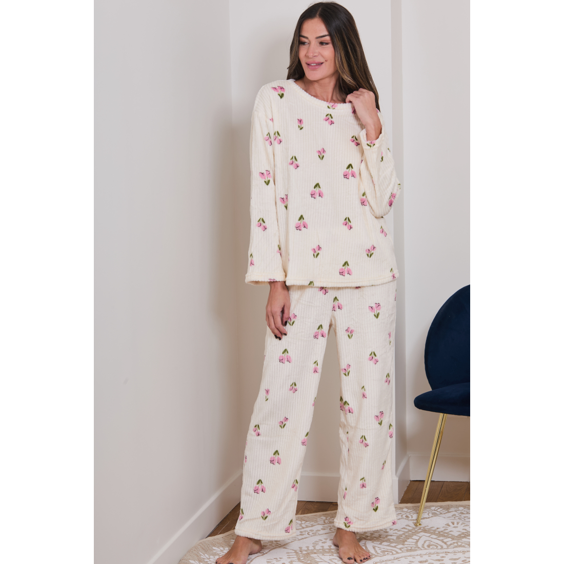 Pyjama 'Pasta' pour Femmes - 2 Pièces