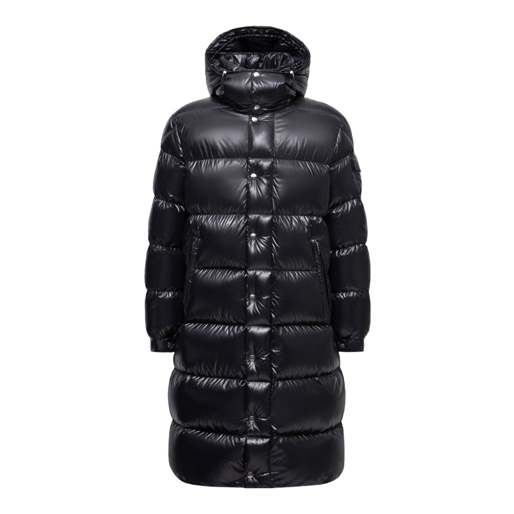 Doudoune en plumes 'Hanoverian Hooded Square-Quilted Long' pour Hommes