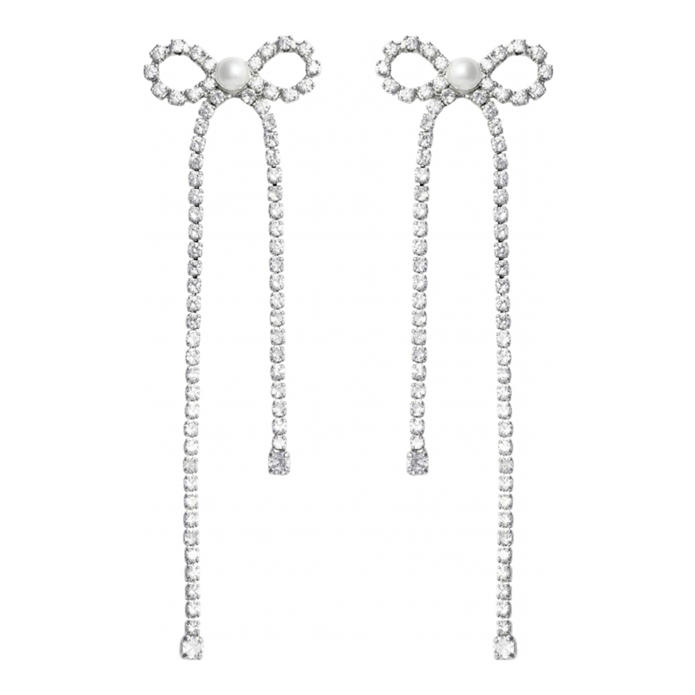 Boucles d'oreilles 'Crystal Droplet Bow' pour Femmes