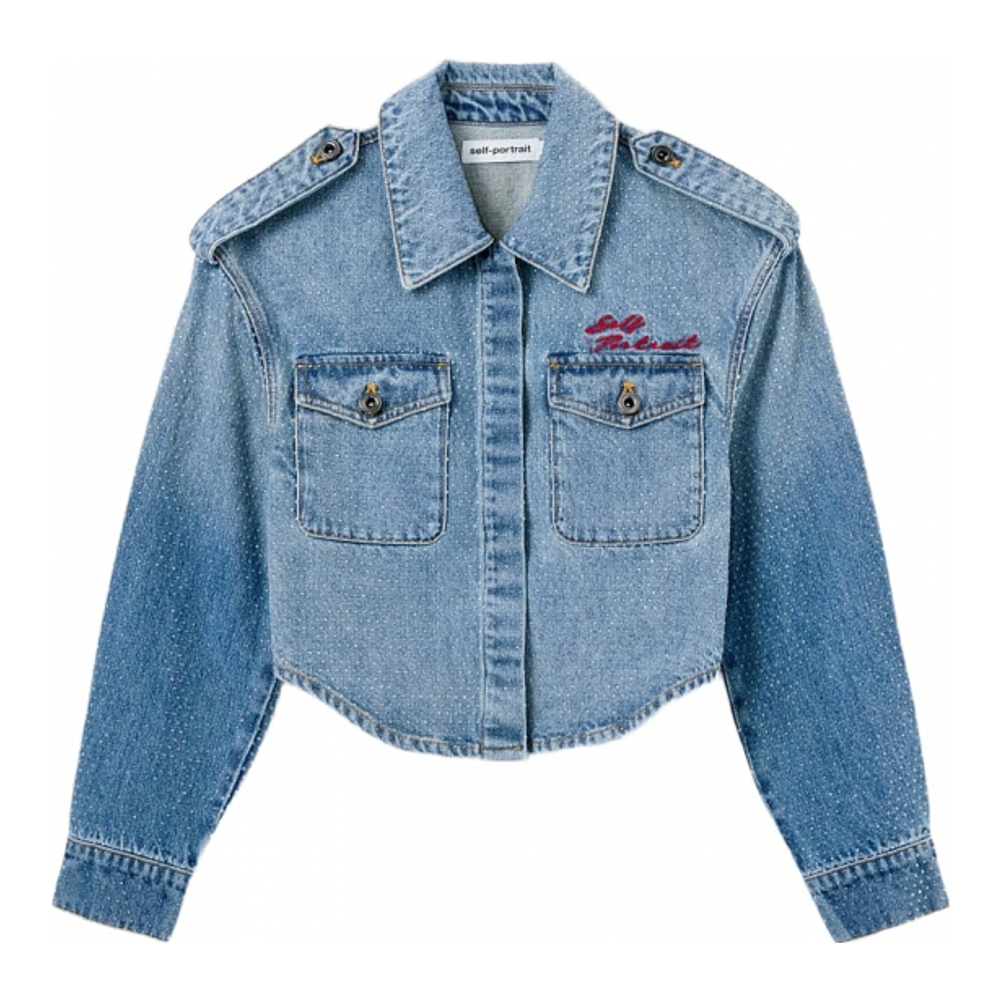 'Rhinestone' Hemd für Damen