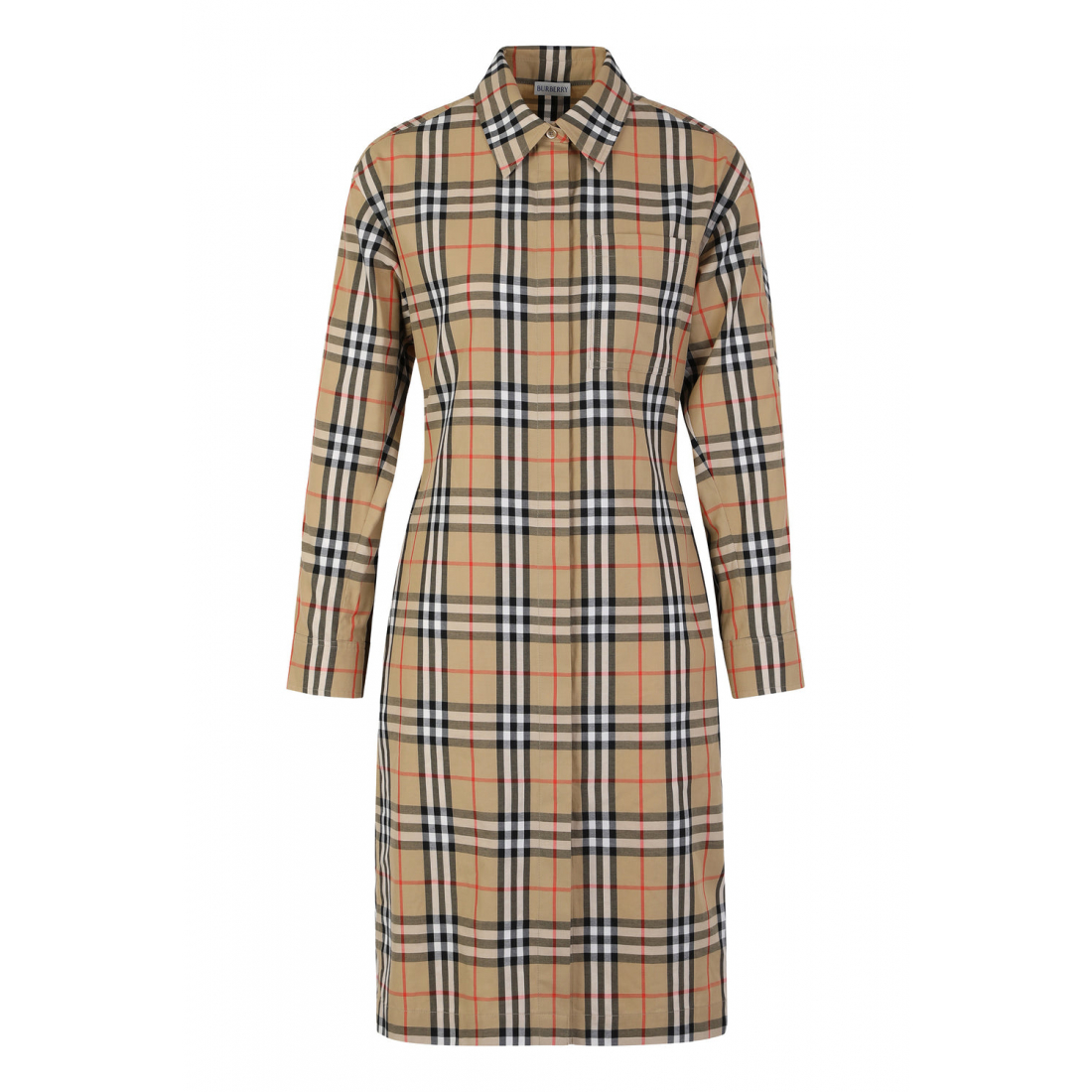 Women's 'I Live In Check Pattern' Shirtdress