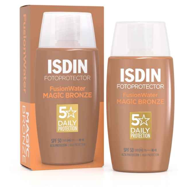 'Fotoprotector Fusion Water Magic Bronze SPF50' Tinted Sunscreen - 50 ml