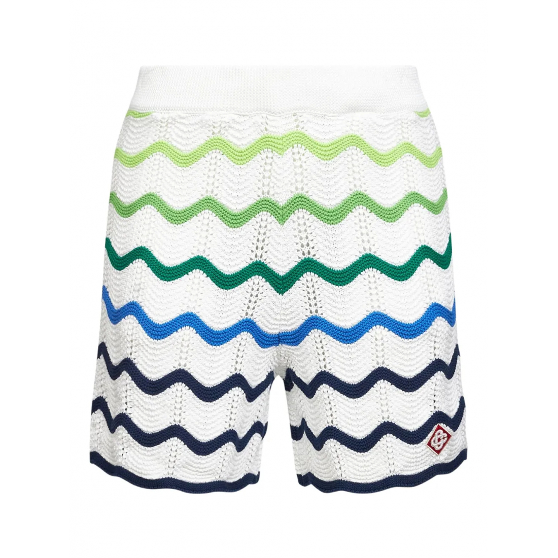 Men's 'Elasticated Scalloped Knit' Shorts