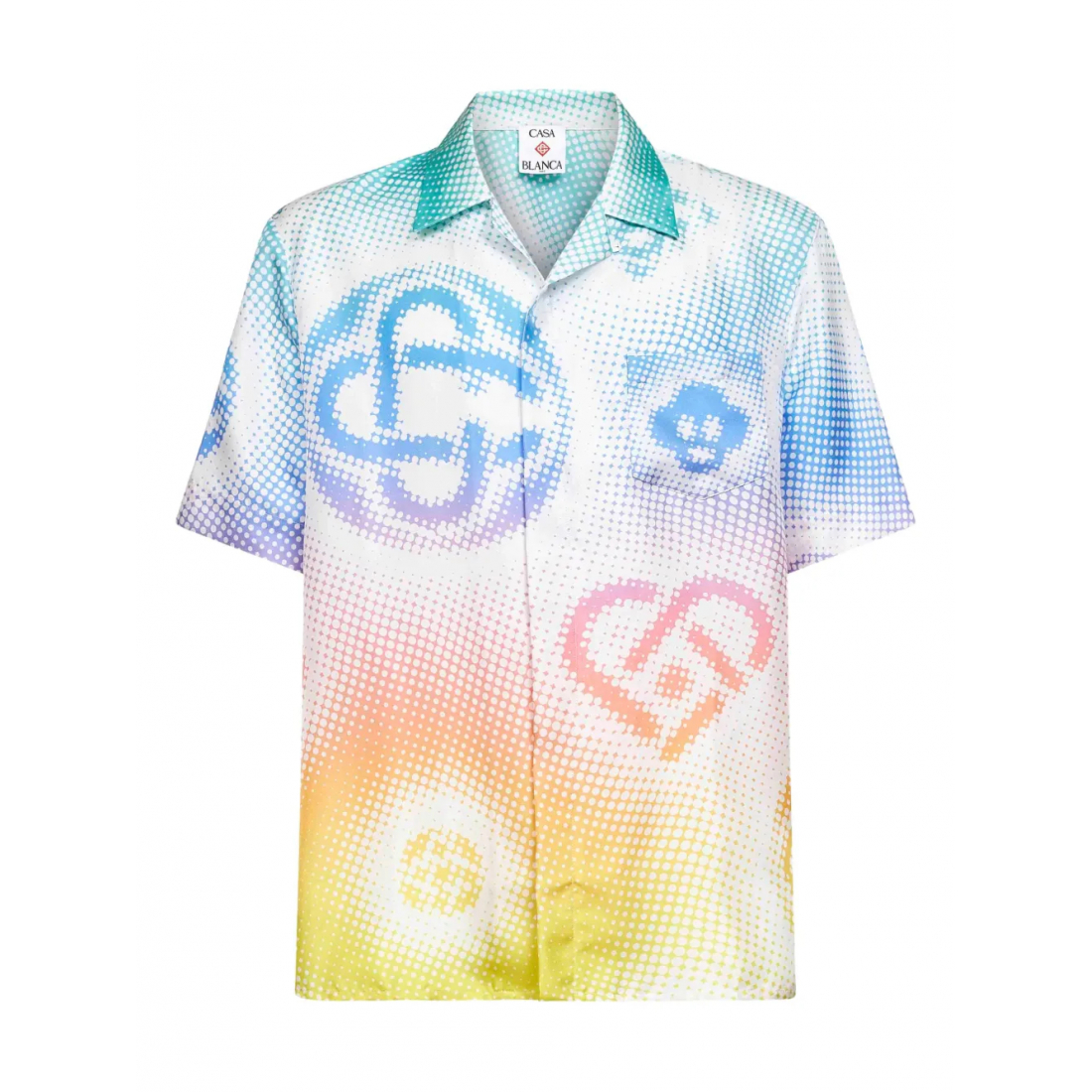 Chemise à manches courtes 'Button-Up Print' pour Hommes