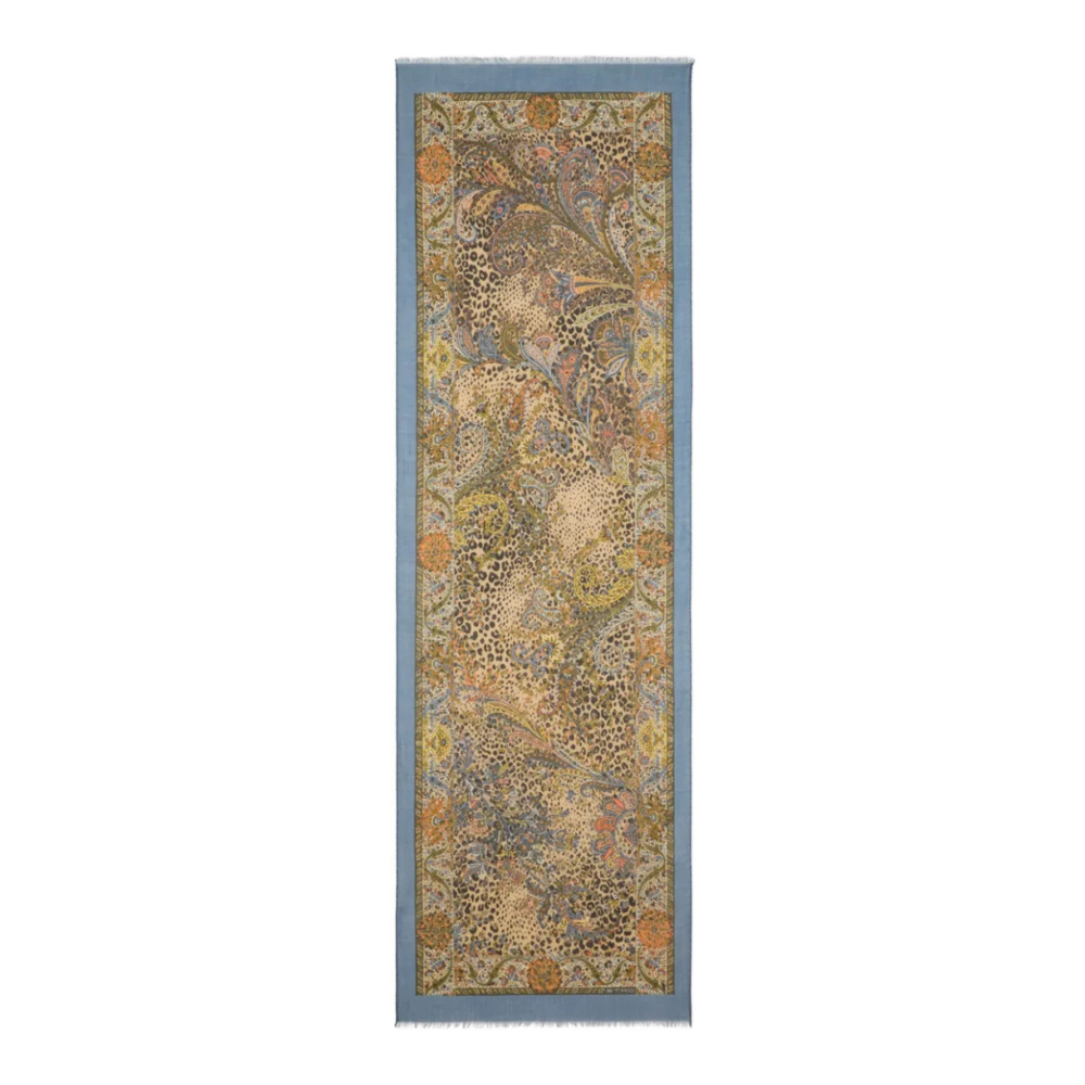 Écharpe en laine 'Paisley Animal-Motif' pour Femmes