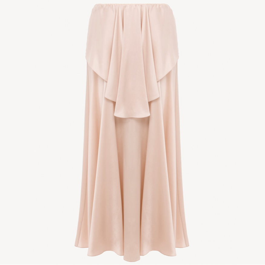 Jupe Midi 'Fluid Layered' pour Femmes