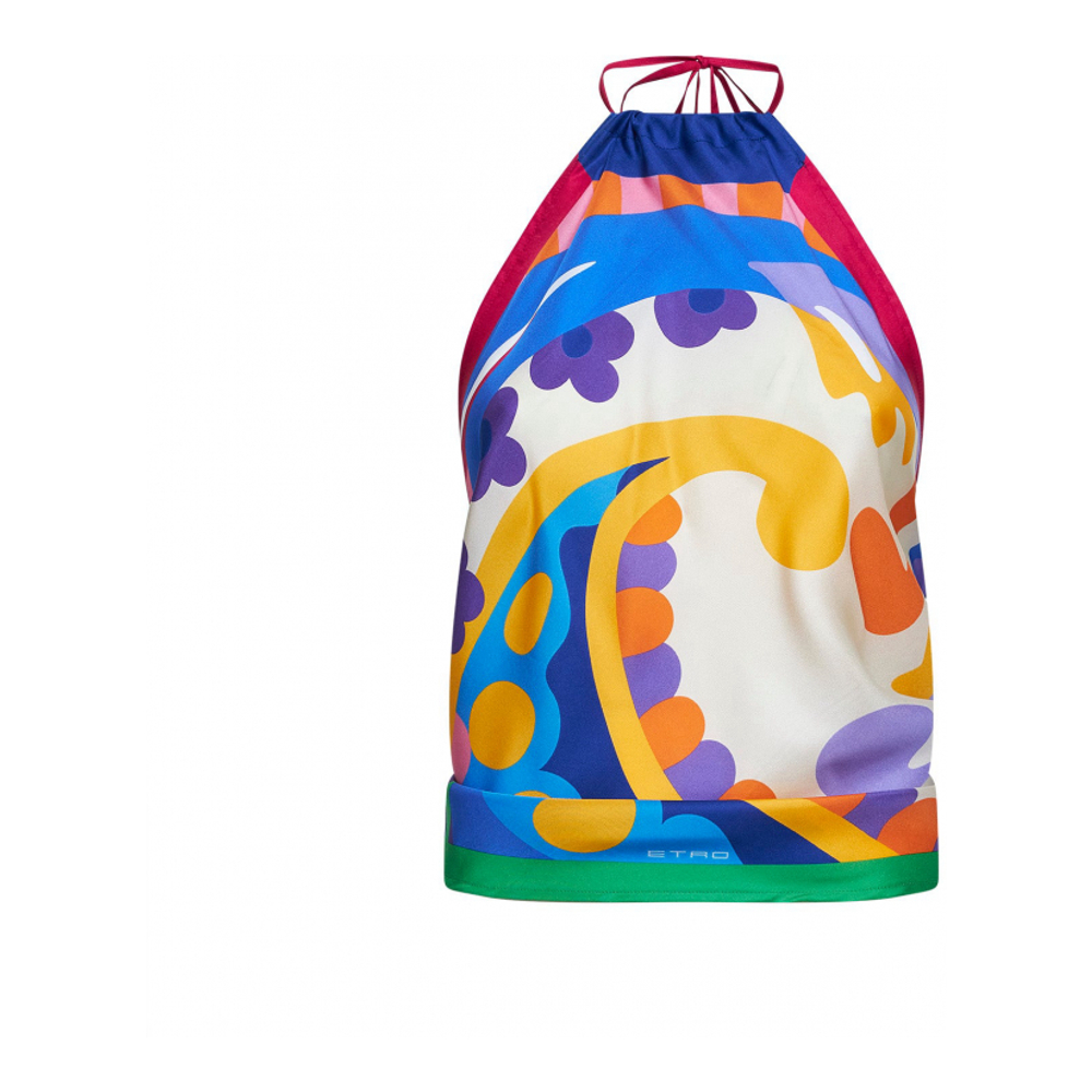 'Paisley-Printed' Bandeau Oberteil für Damen