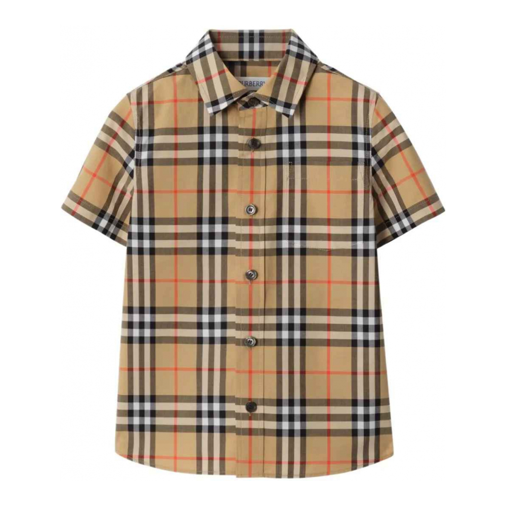 Chemise à manches courtes 'Check-Pattern' pour Bébés garçons