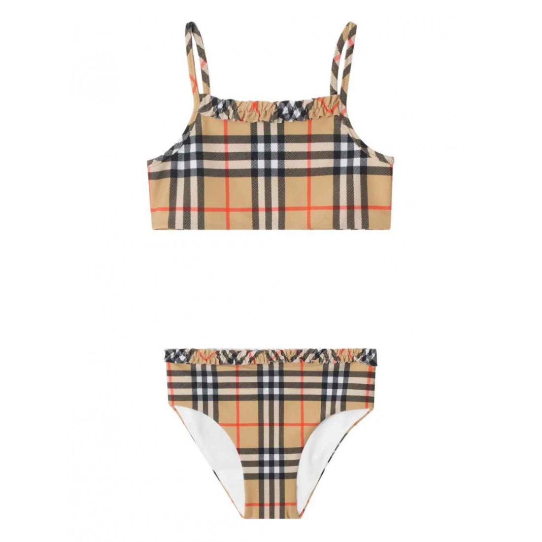 Bikini 'Ruffled Check-Pattern' pour Bébés filles