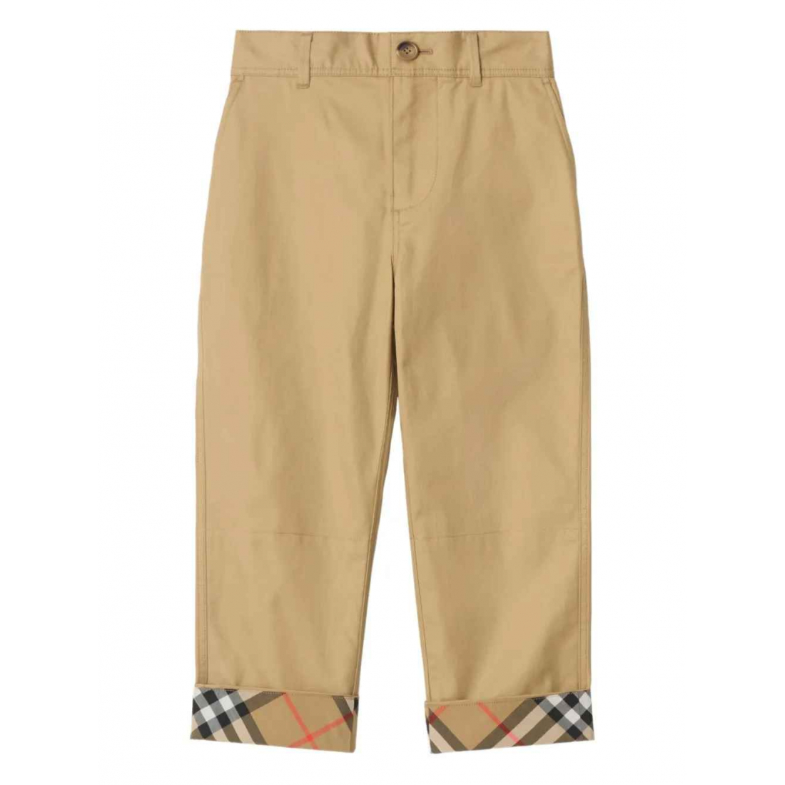 Baby Boy's 'Check-Trim' Trousers