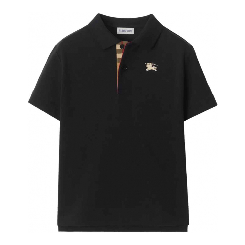Baby Boy's 'Embroidered-Logo' Polo Shirt