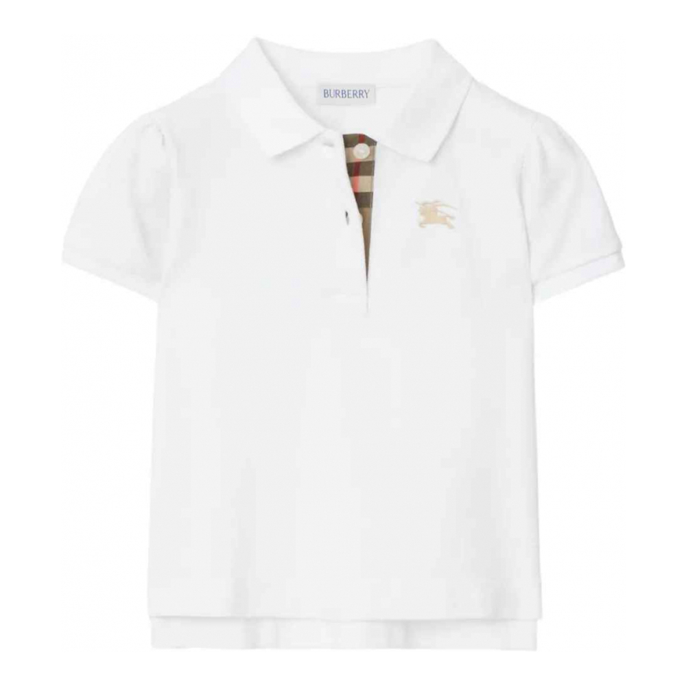 Baby's 'Check-Lining' Polo Shirt