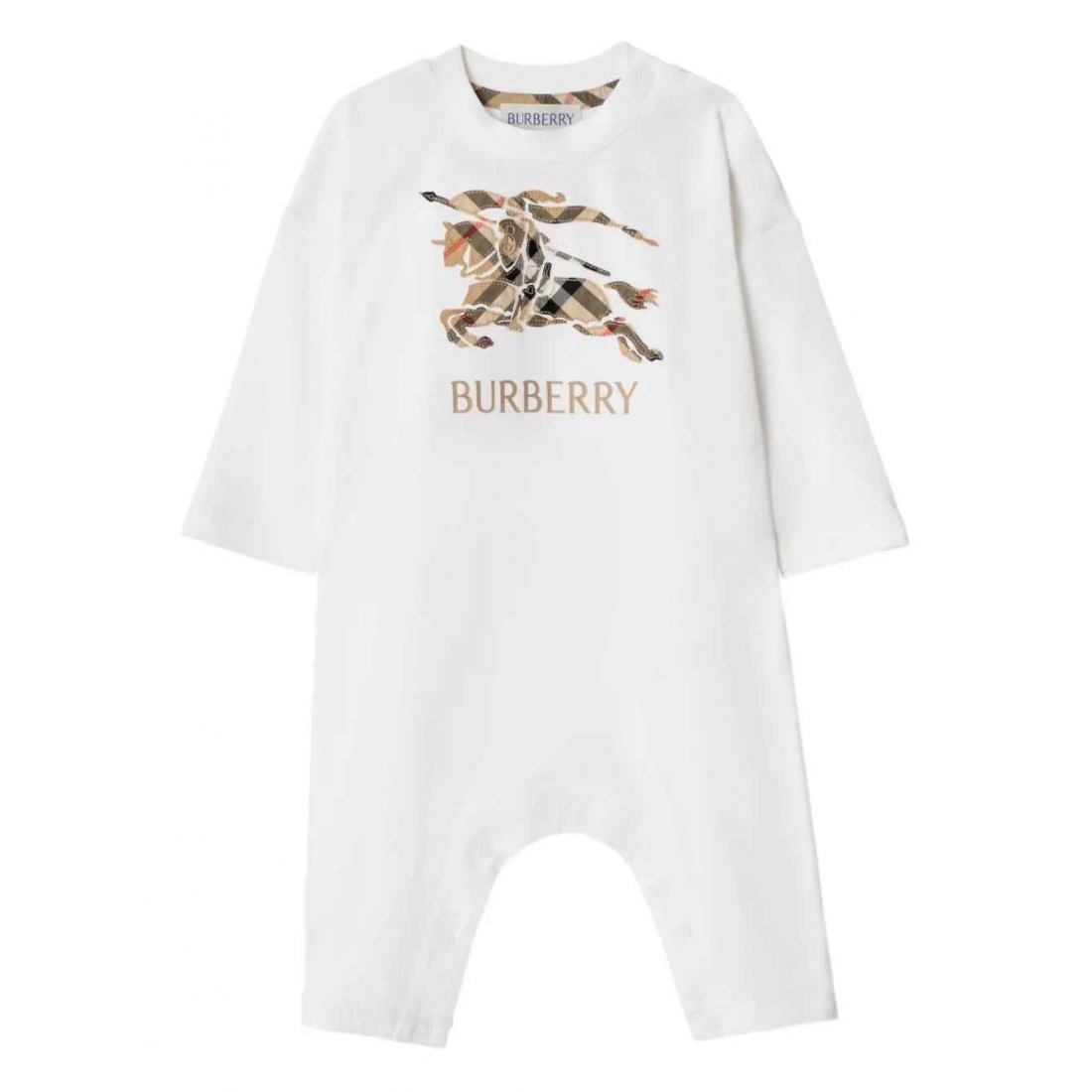 Baby's 'Equestrian Knight Check' Jumpsuit