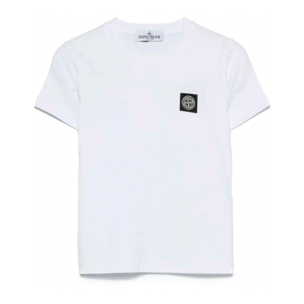 Boy's 'Logo-Patch' T-Shirt