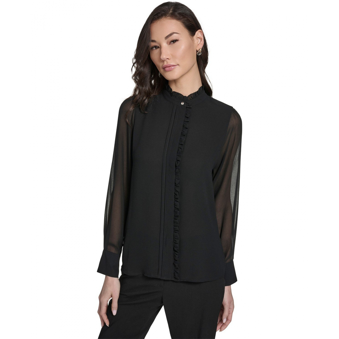 Blouse 'Ruffle-Front' pour Femmes