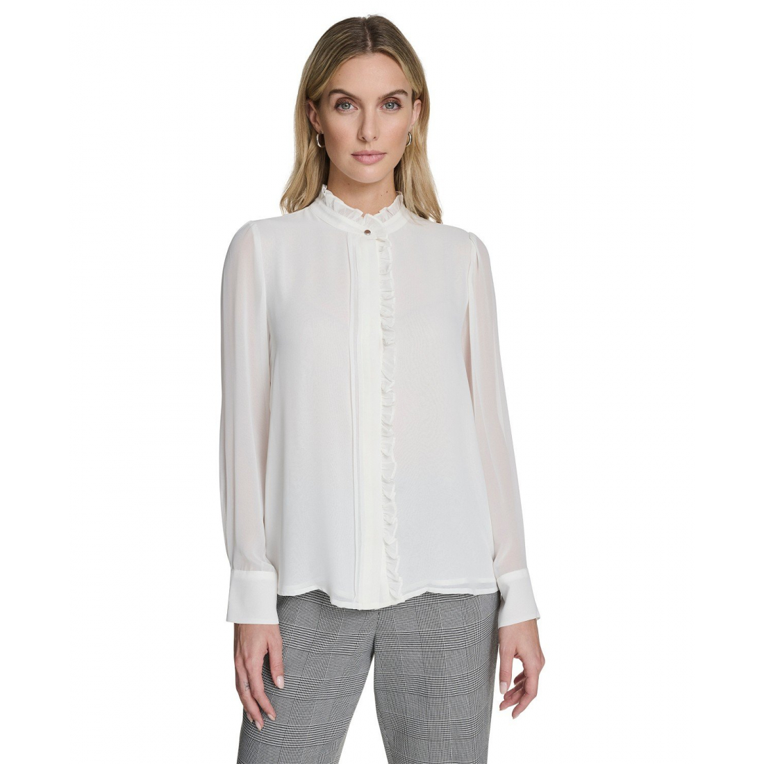Blouse 'Ruffle-Front' pour Femmes