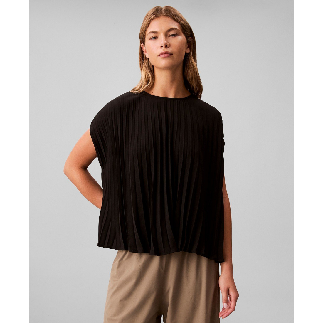 Top 'Pleated' pour Femmes