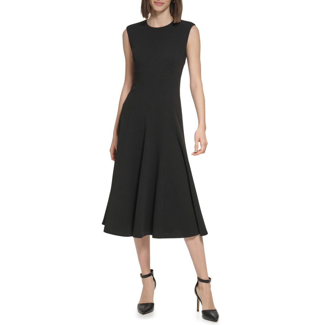Women's 'Scuba Crepe' Fit & Flare Dress