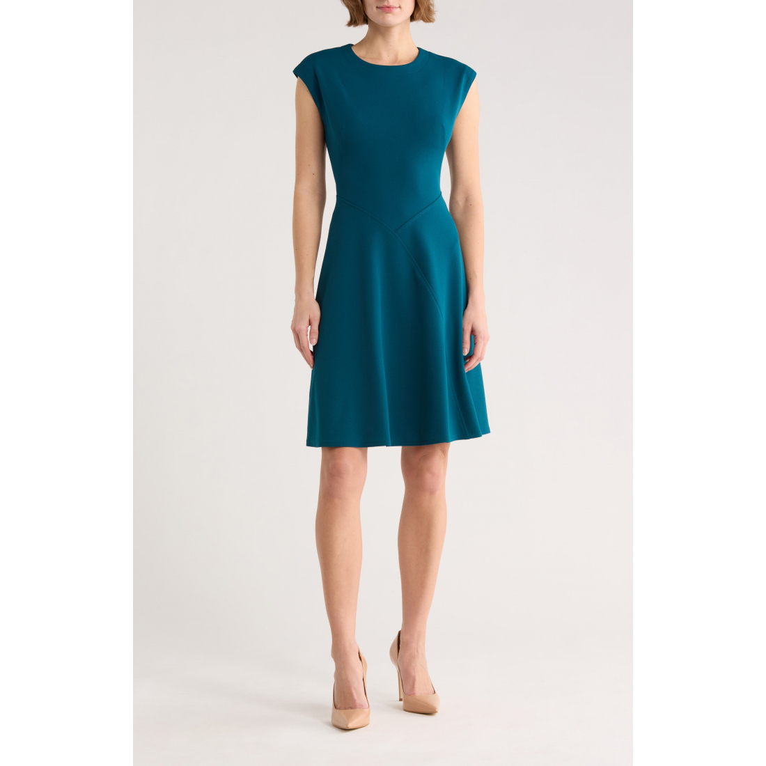 Women's 'Cap Sleeve' A-line Dress