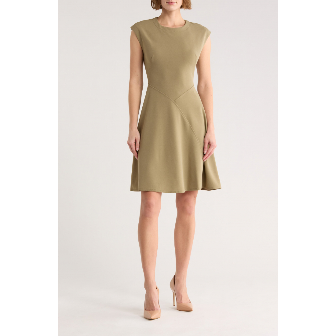 Women's 'Cap Sleeve' A-line Dress