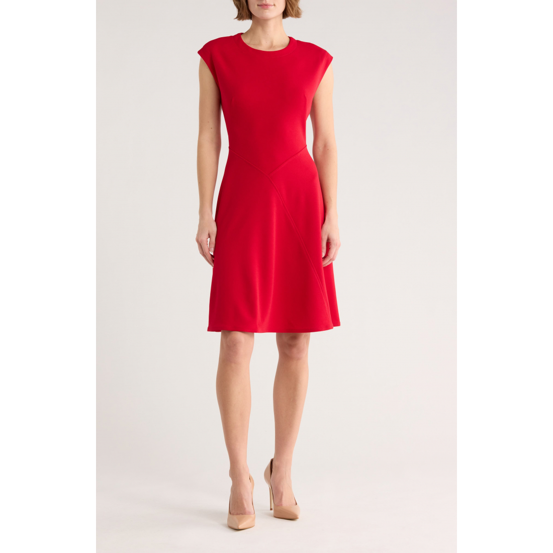 Women's 'Cap Sleeve' A-line Dress