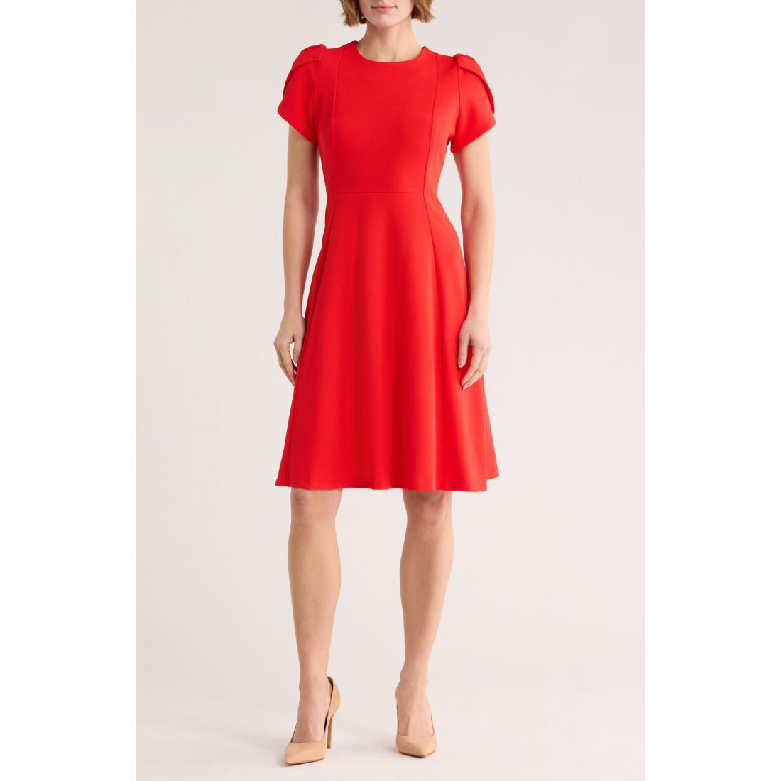 Women's 'Tulip Sleeve' Midi Dress