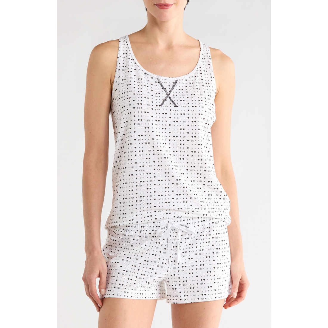 Pyjama 'Jersey Tank & Shorts 2-Piece Set' pour Femmes