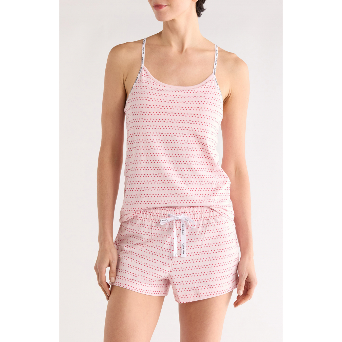 Pyjama 'Stretch Cotton Camisole & Shorts' pour Femmes