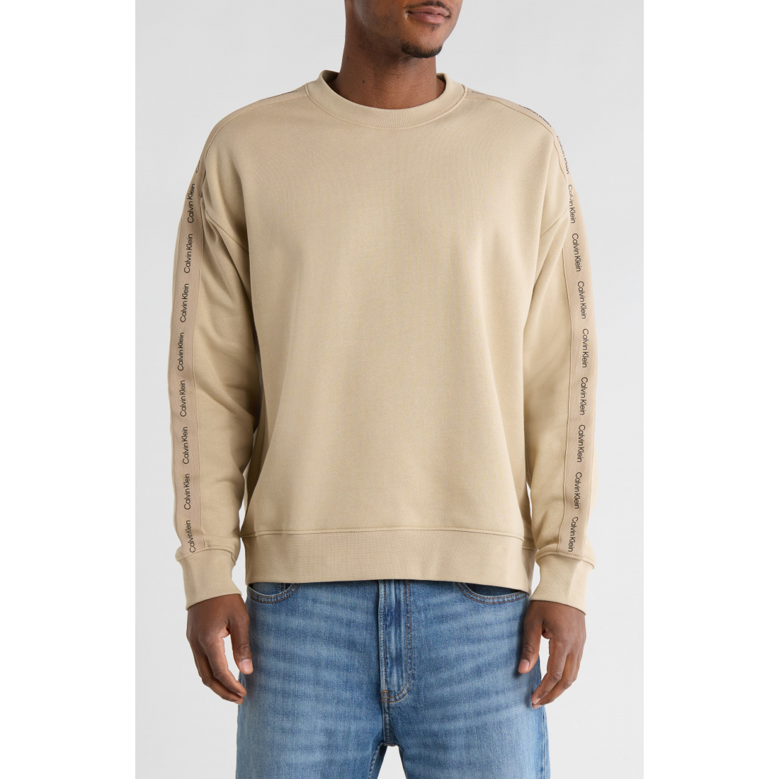 Men's 'Logo Tape' Long-Sleeve T-Shirt