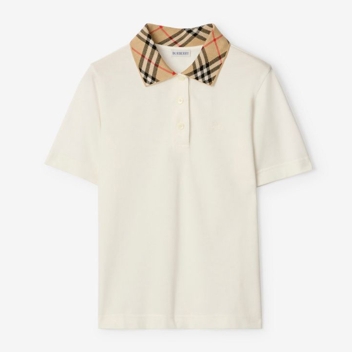 Polo 'Polo À Col Check En Cotonprix 475,00 € Coupe Droite' pour Femmes