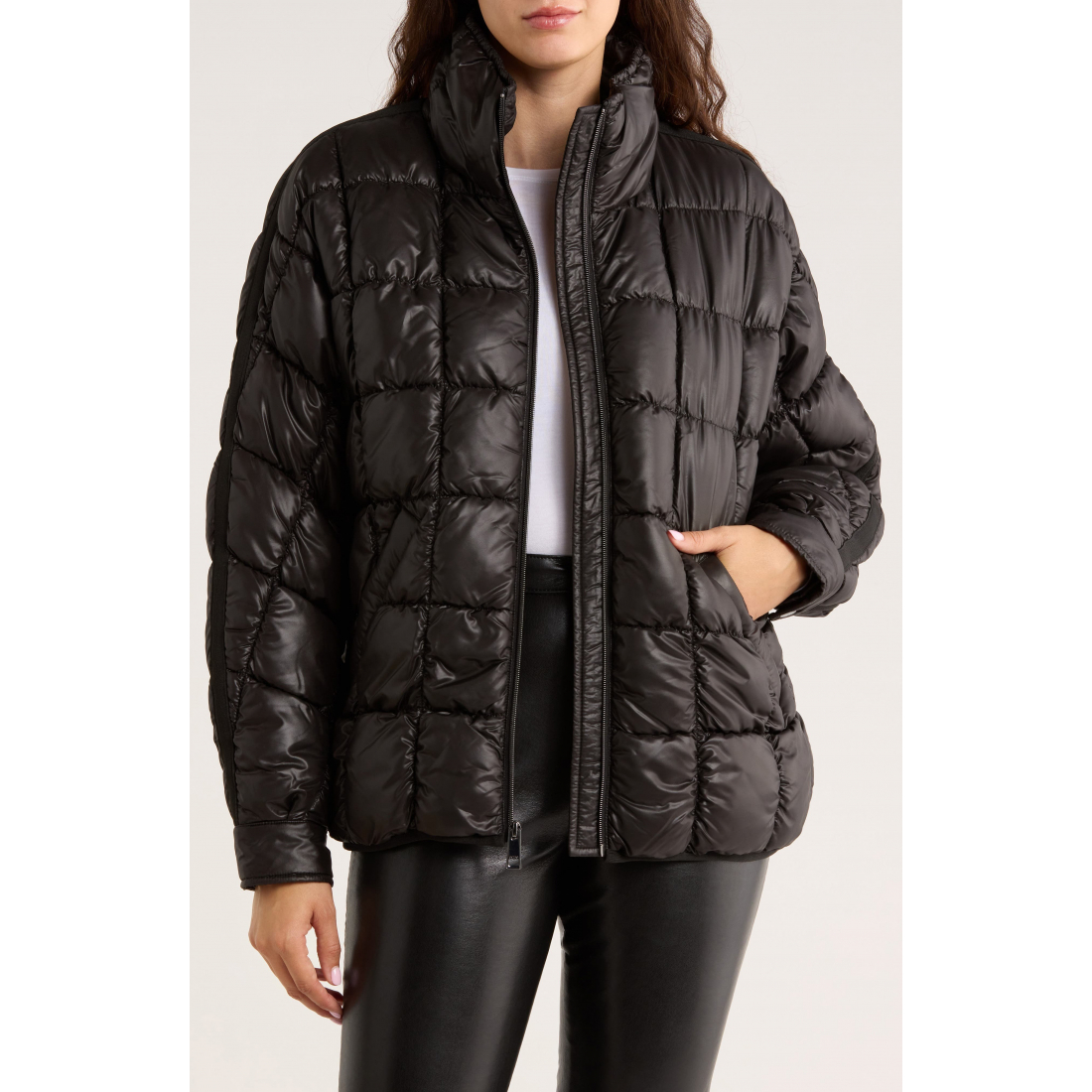 Veste matelassée 'Zip Quilted Short' pour Femmes
