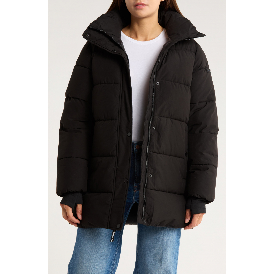 Women's 'Water Resistant Hooded' Puffer Jacket