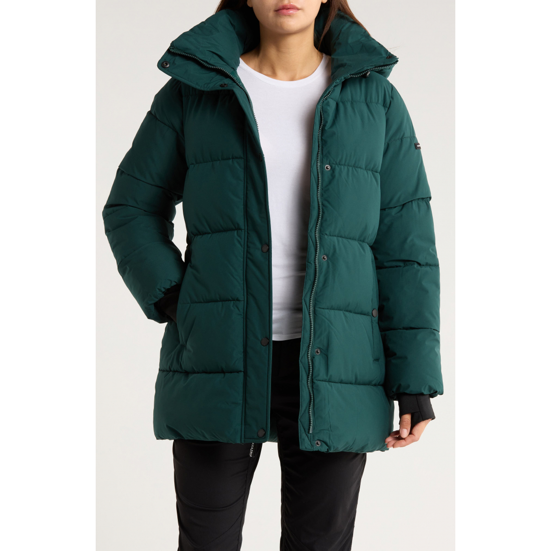 Women's 'Water Resistant Hooded' Puffer Jacket