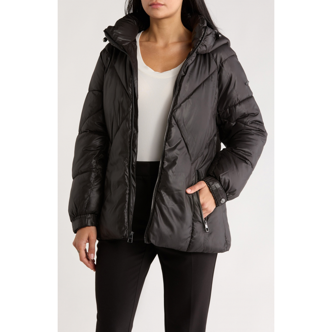 Manteau matelassé 'Missy Belted' pour Femmes