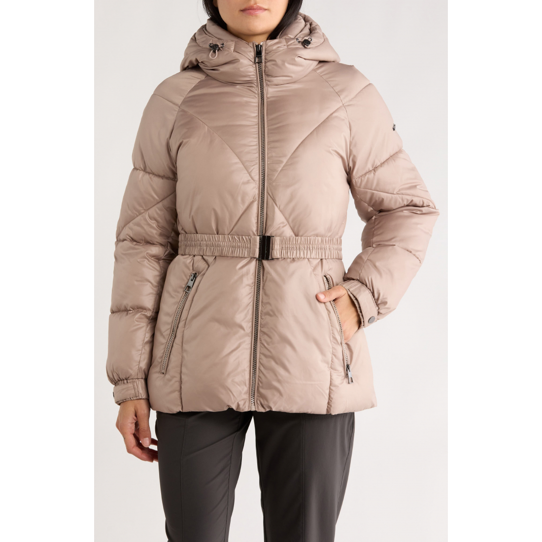 Manteau matelassé 'Missy Belted' pour Femmes