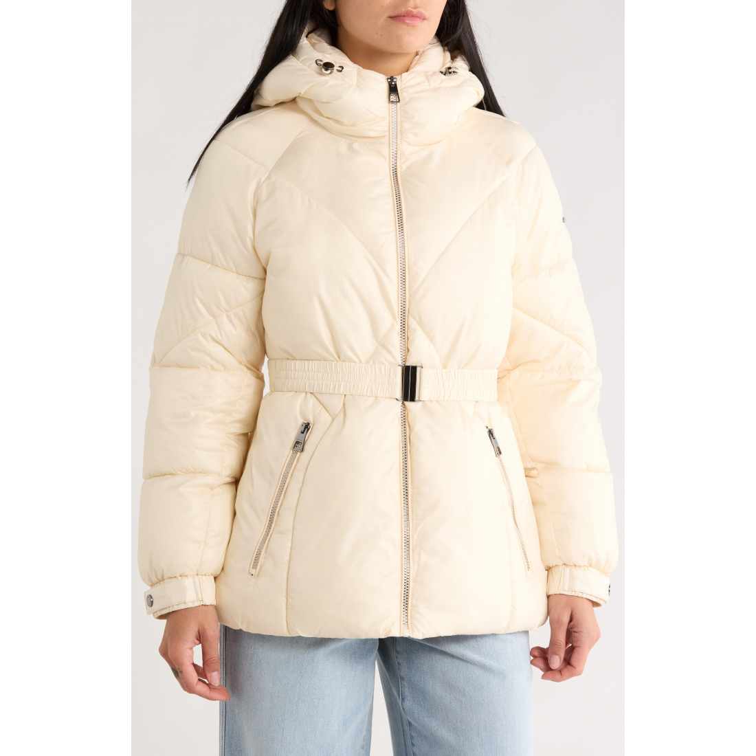 Manteau matelassé 'Missy Belted' pour Femmes