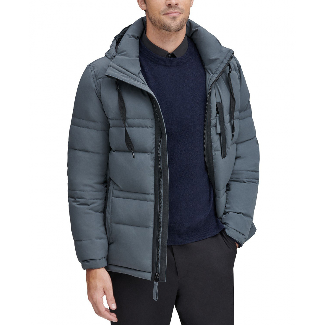 'Huxley Crinkle With Removable Hood' Daunenjacke für Herren
