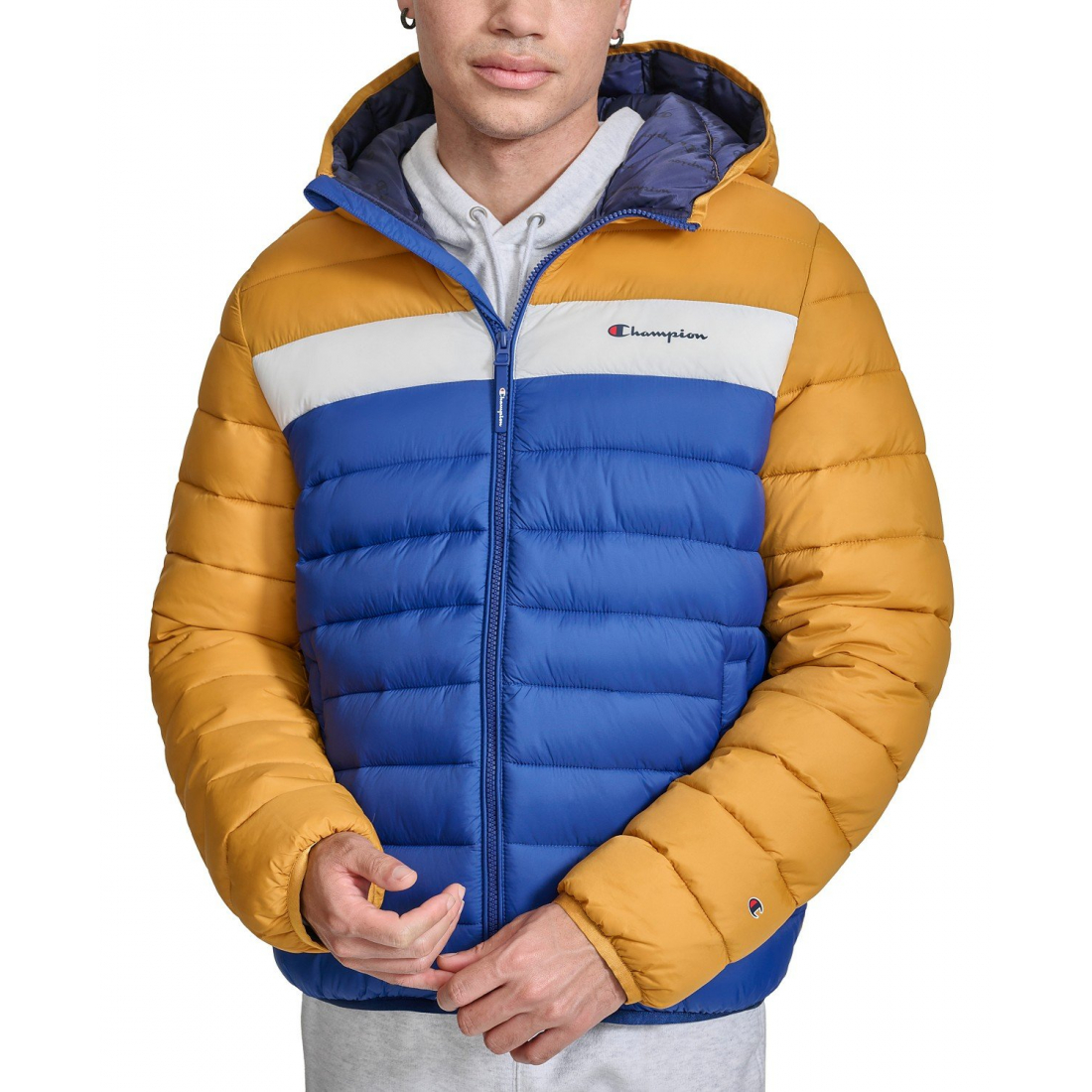 'Performance Hooded' Gesteppte Jacke für Herren