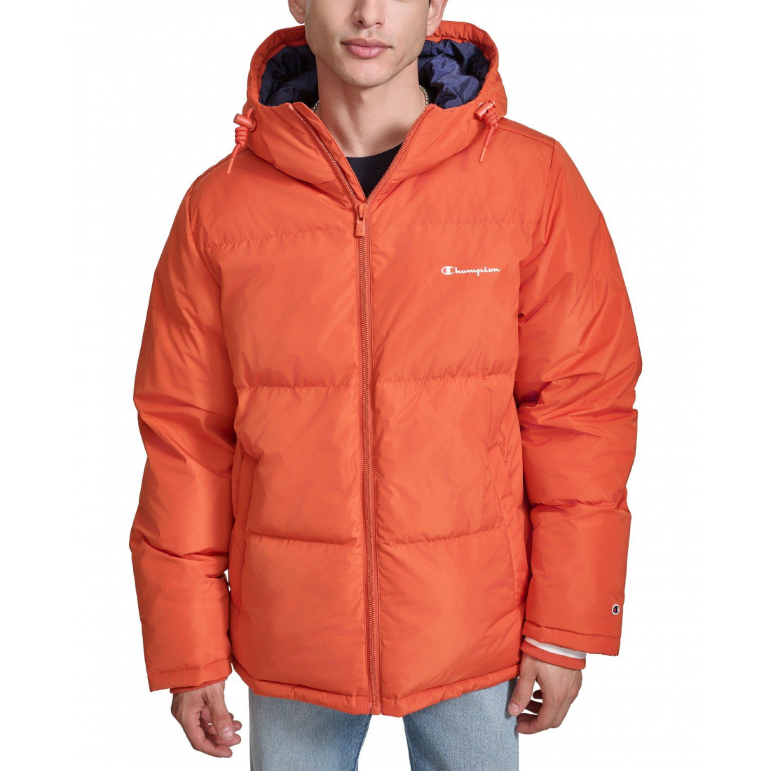 'Quilted Full-Zip Hooded' Pufferjacke für Herren