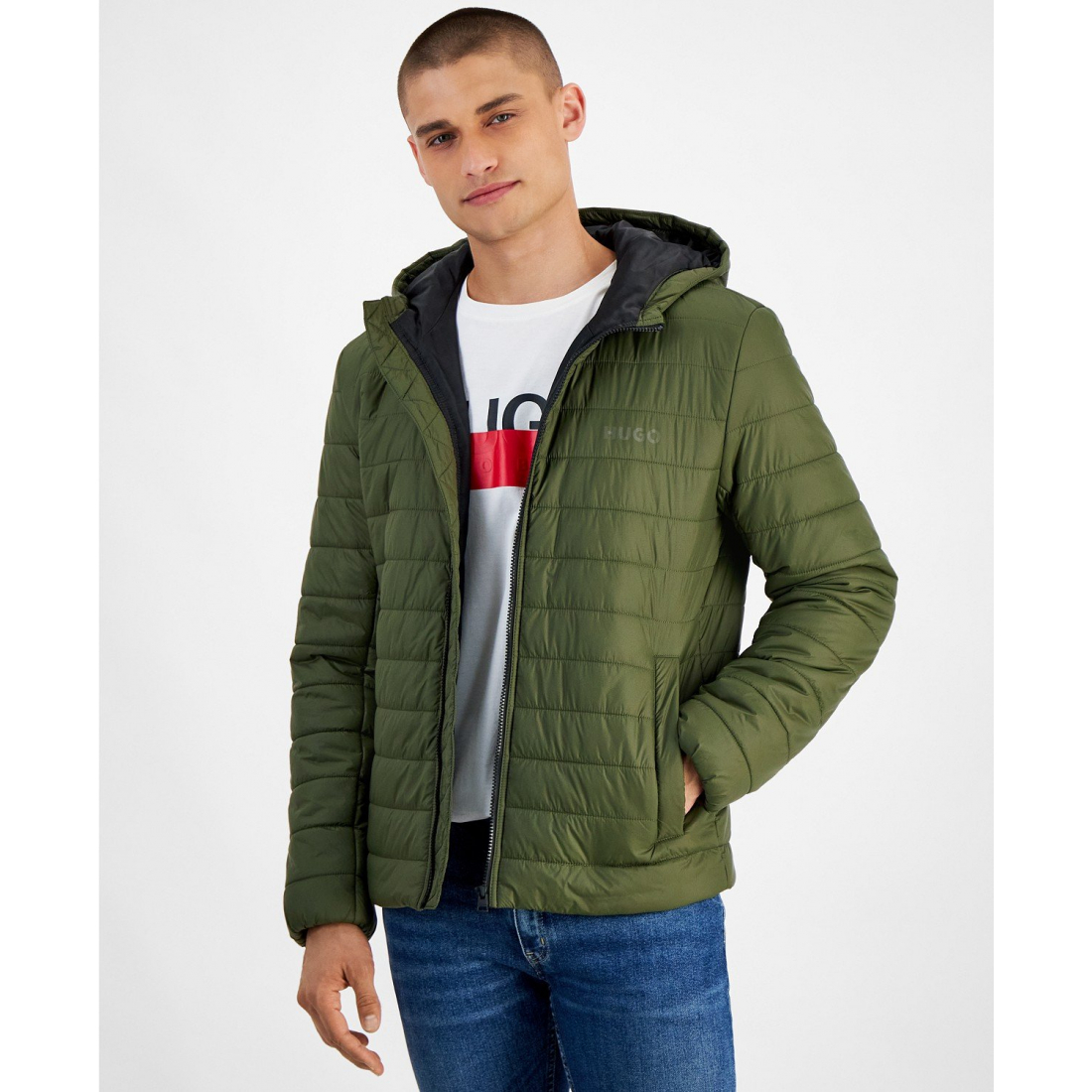 Veste matelassée 'Barvi2435 Slim-Fit Full-Zip Liner' pour Hommes