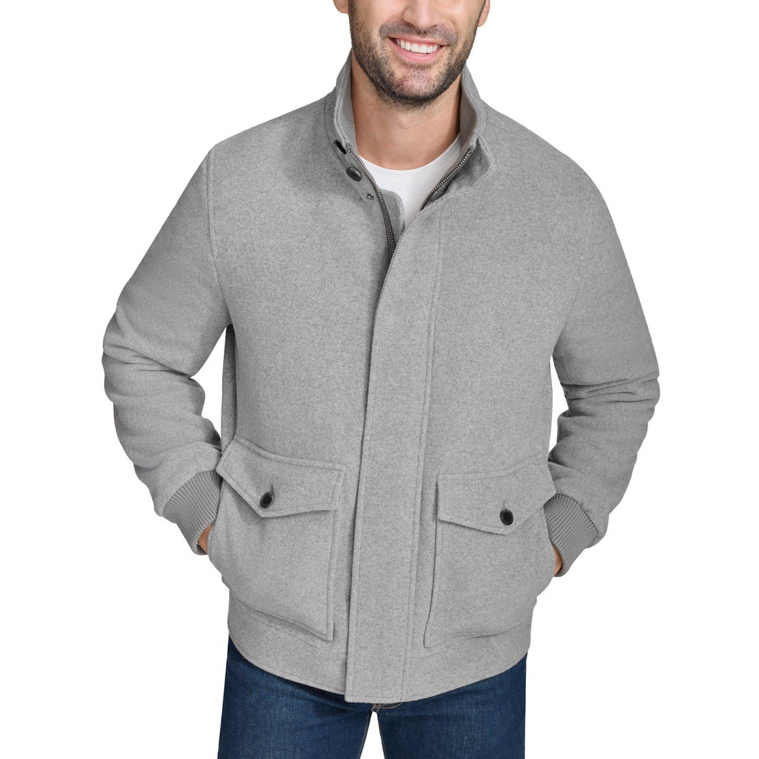 Blouson bomber 'Stand-Collar' pour Hommes