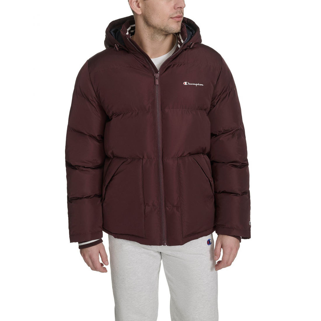 'Hooded' Pufferjacke für Herren