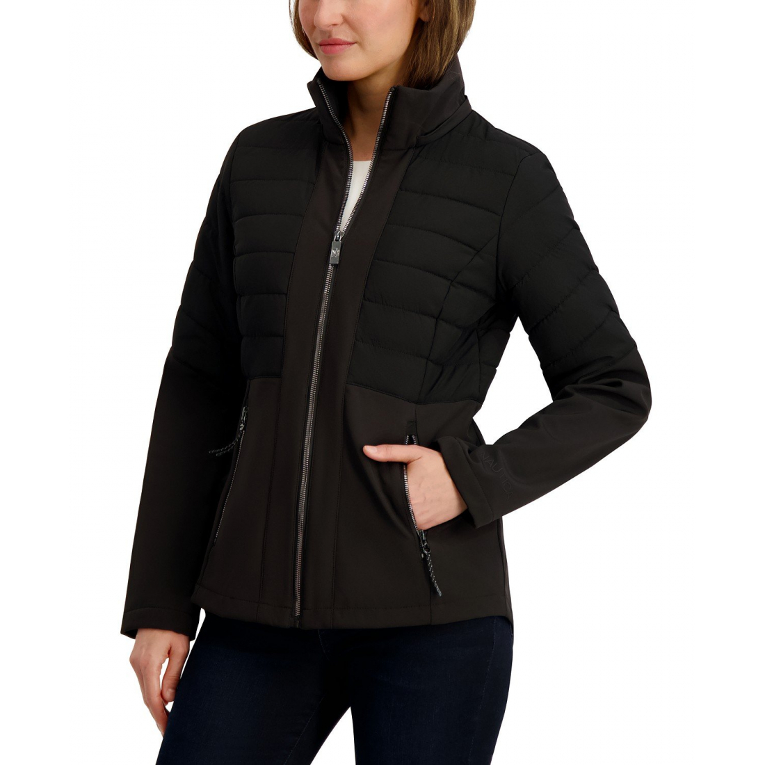 Manteau matelassé 'FleeceHooded Softshell' pour Femmes
